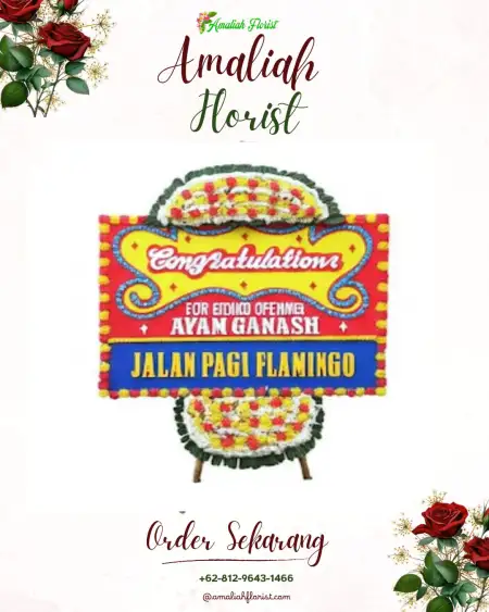 Sewa Papan Bunga Gadon
